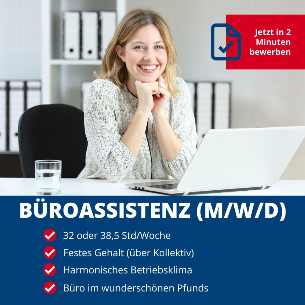 Jobinserat Bürosassistenz Regensburger Handels GmbH