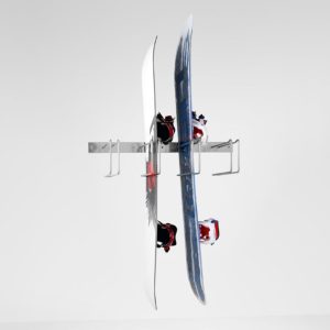 Hängehalter-Snowboard